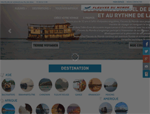 Tablet Screenshot of fleuves-du-monde.com